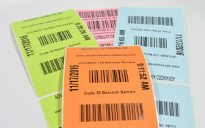 Colored Barcode Labels