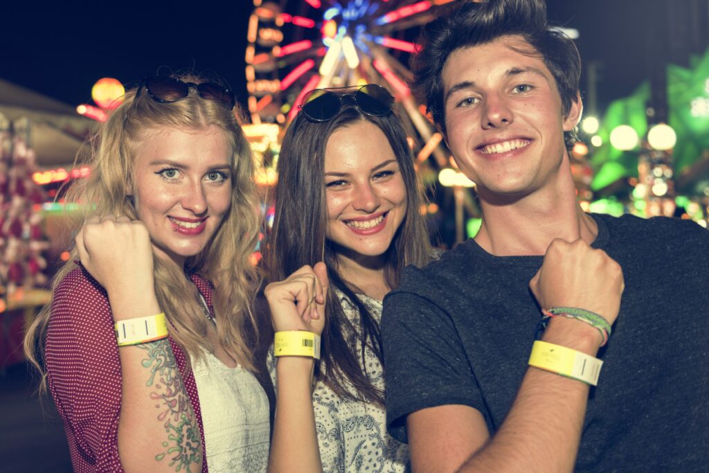 Guests with Wristbands