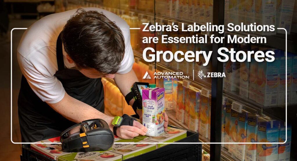 zebra labeling solutions for modern grocery stores